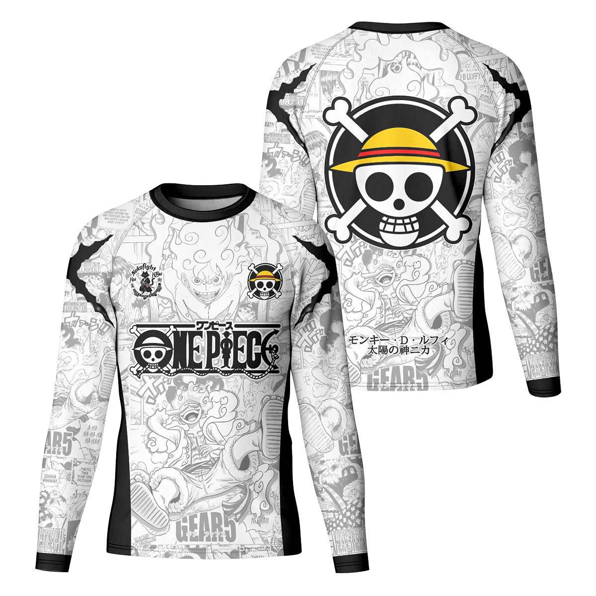 One Piece Manga Kid Rash Guard