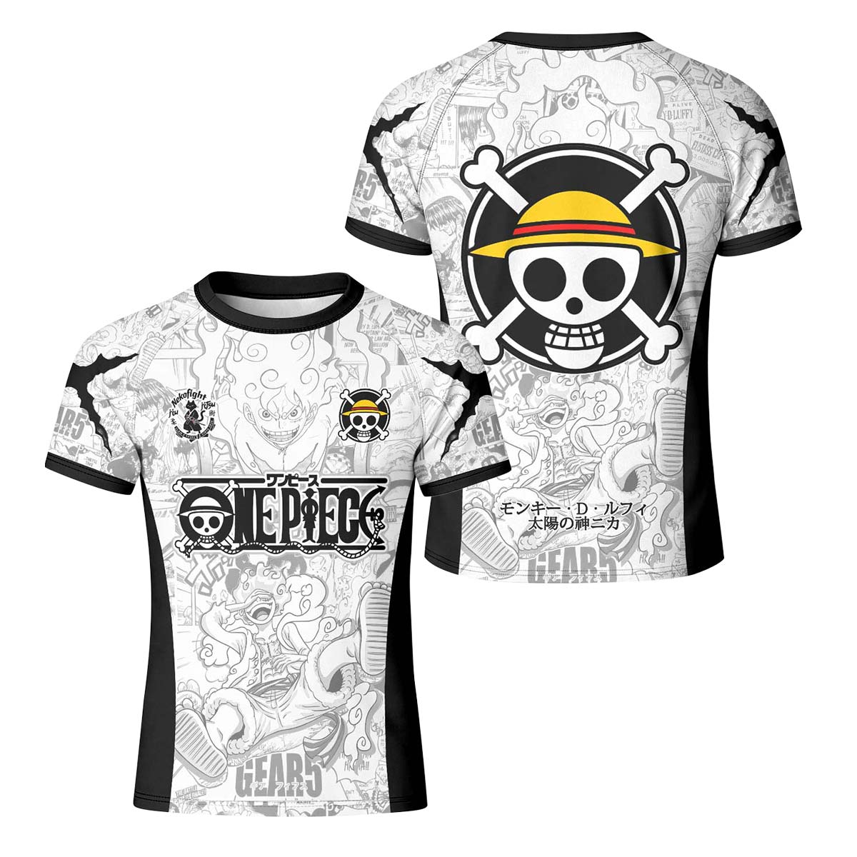 One Piece Manga Kid Rash Guard