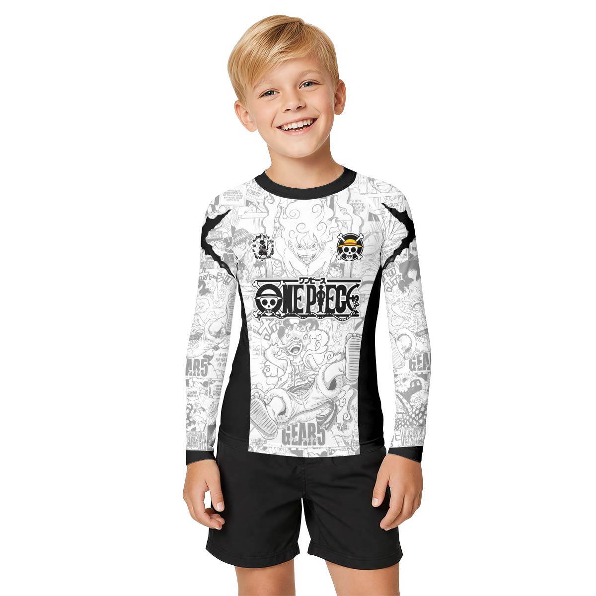 One Piece Manga Kid Rash Guard