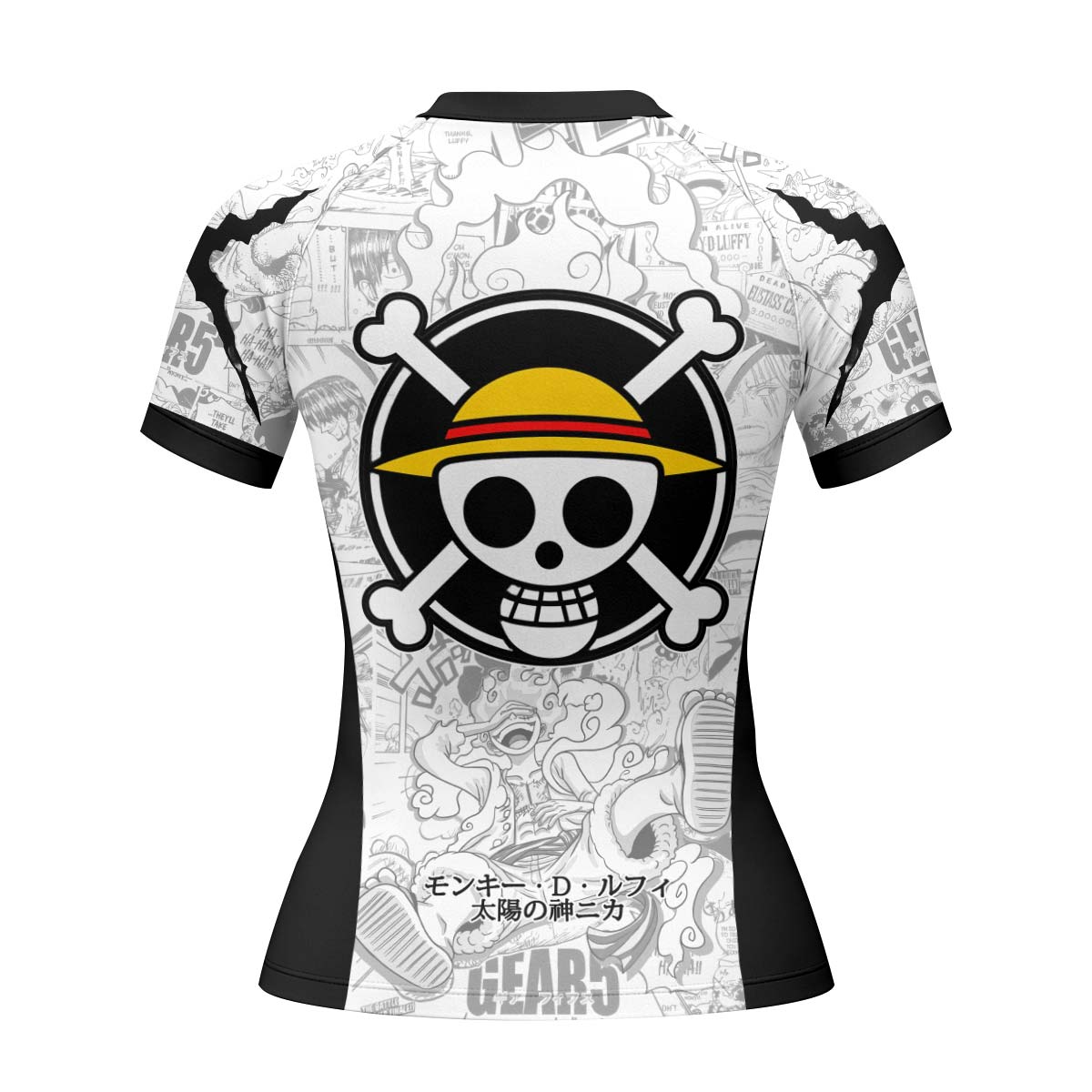 One Piece Manga Rash Guard