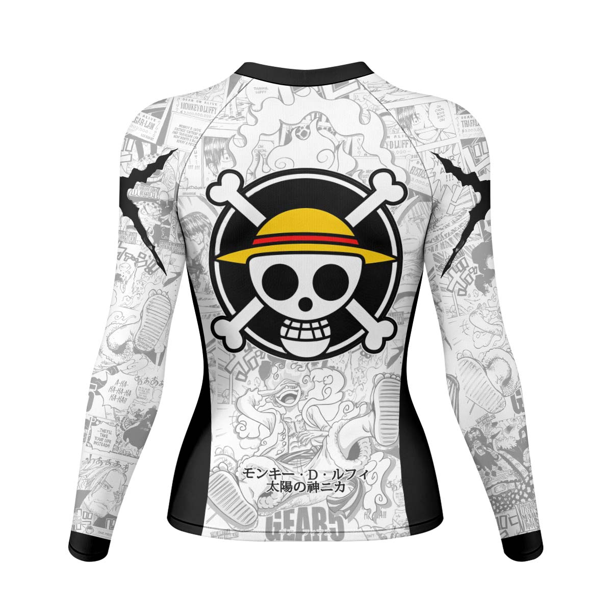 One Piece Manga Rash Guard