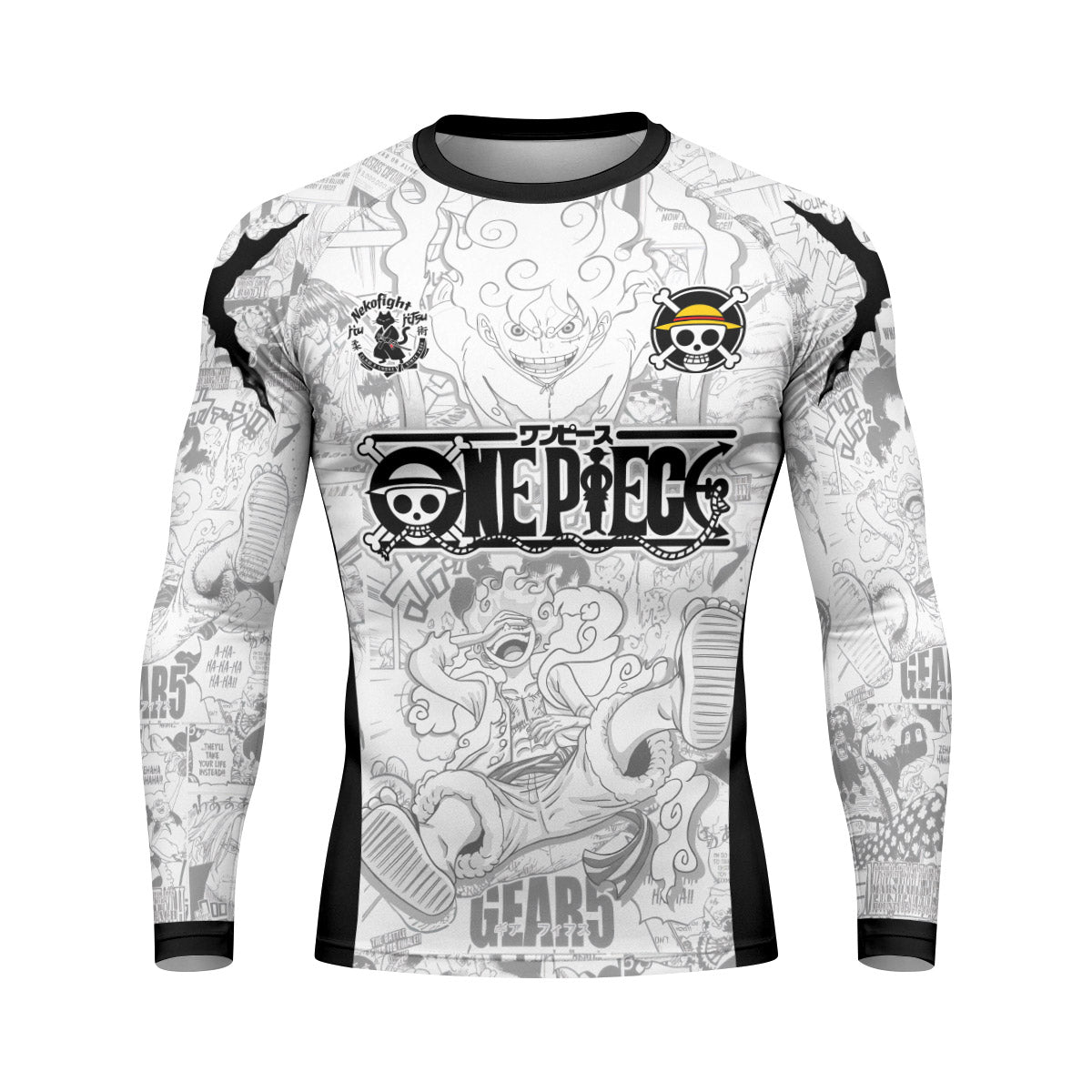 One Piece Manga Rash Guard
