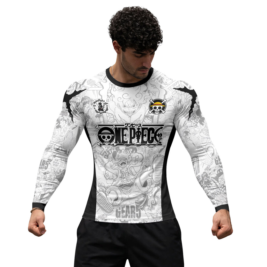 One Piece Manga Rash Guard