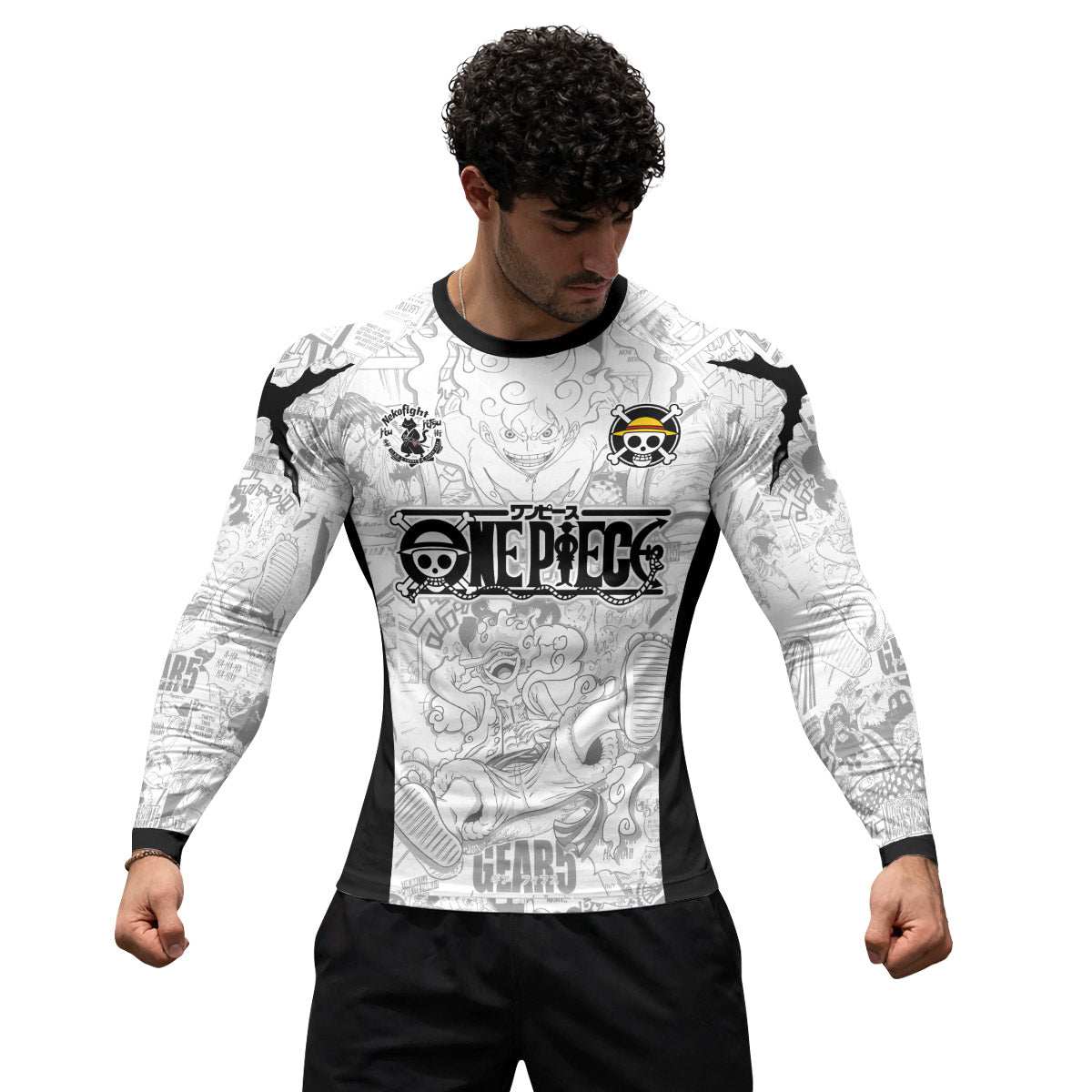 One Piece Manga Rash Guard