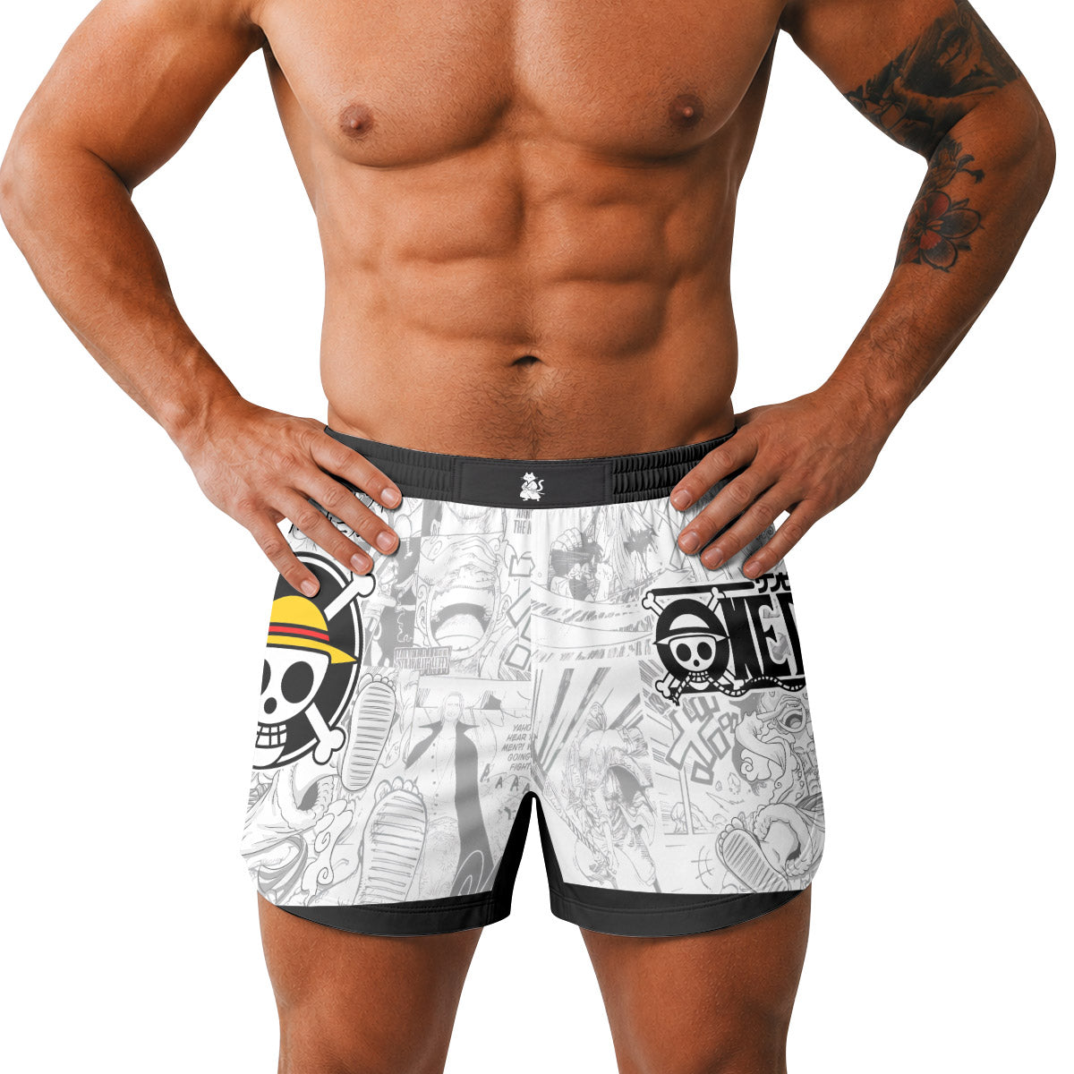 One Piece Manga Grappling Shorts