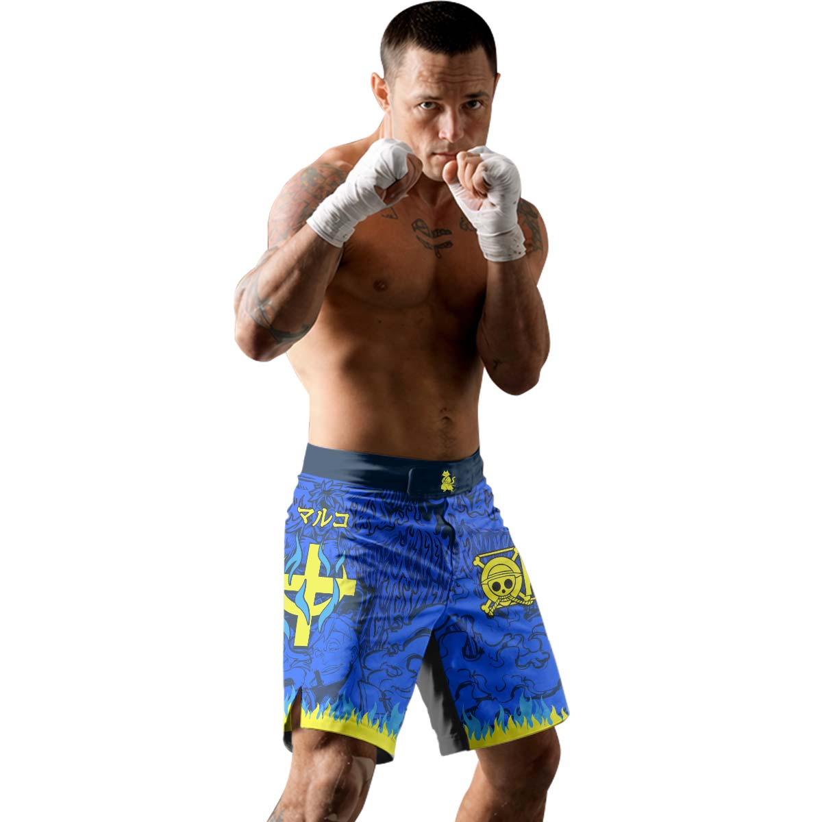 One Piece Marco Phoenix Fight Shorts