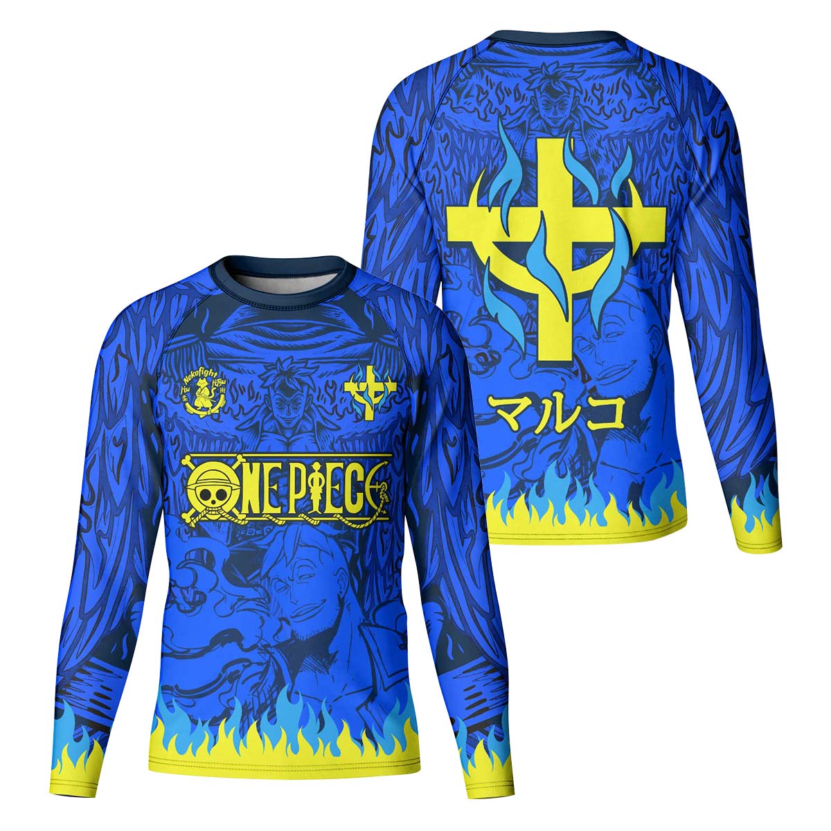 One Piece Marco Phoenix Kid Rash Guard