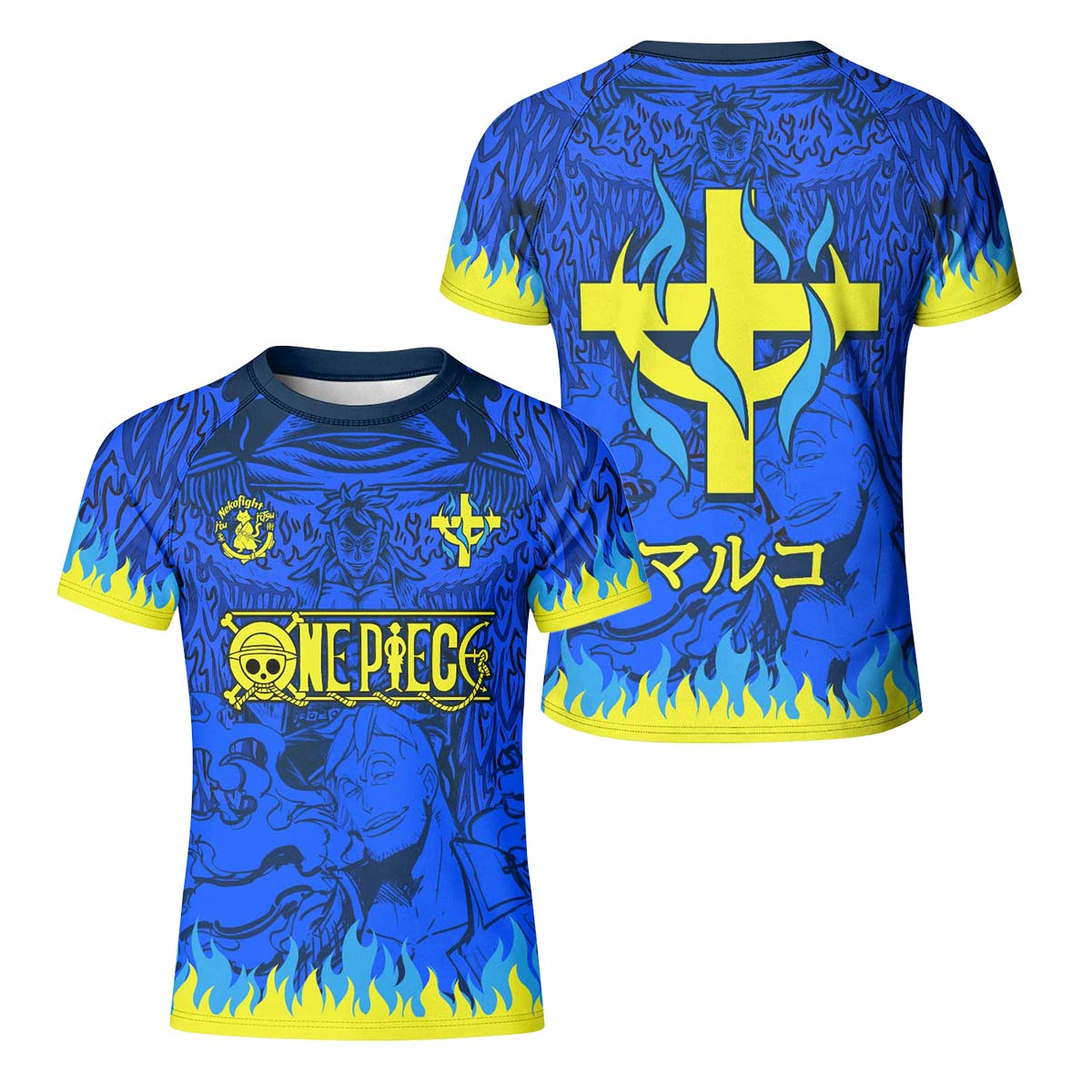 One Piece Marco Phoenix Kid Rash Guard