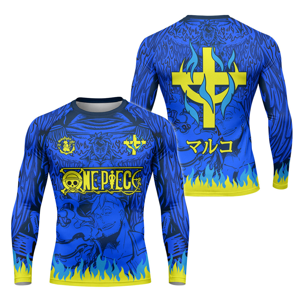 One Piece Marco Phoenix Rash Guard