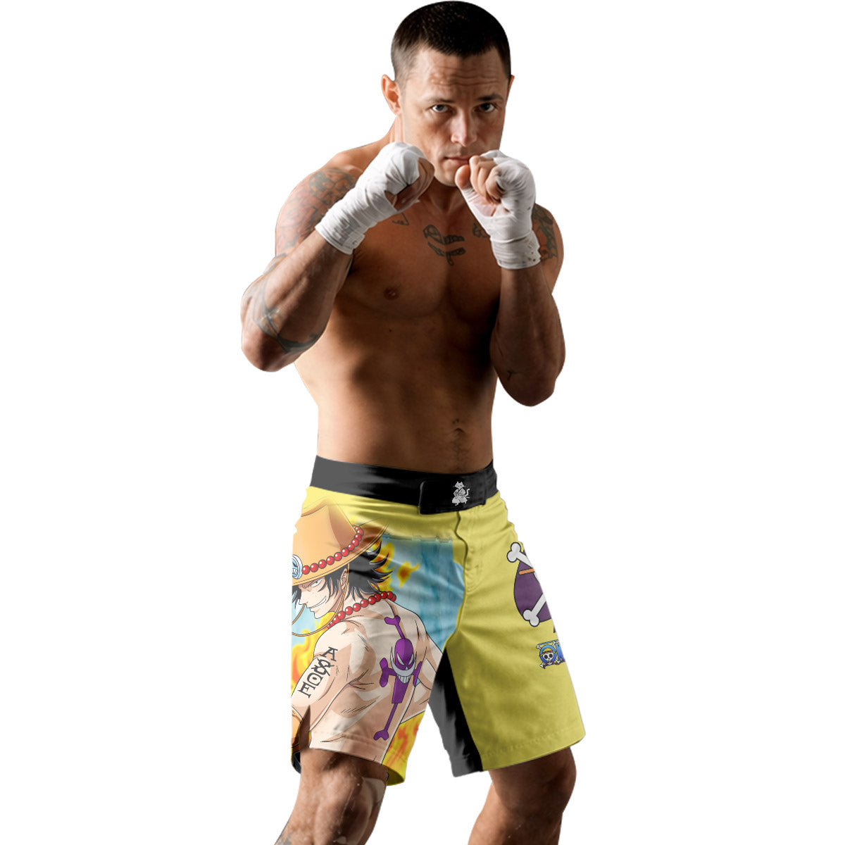 One Piece Portgas D Ace Fight Shorts