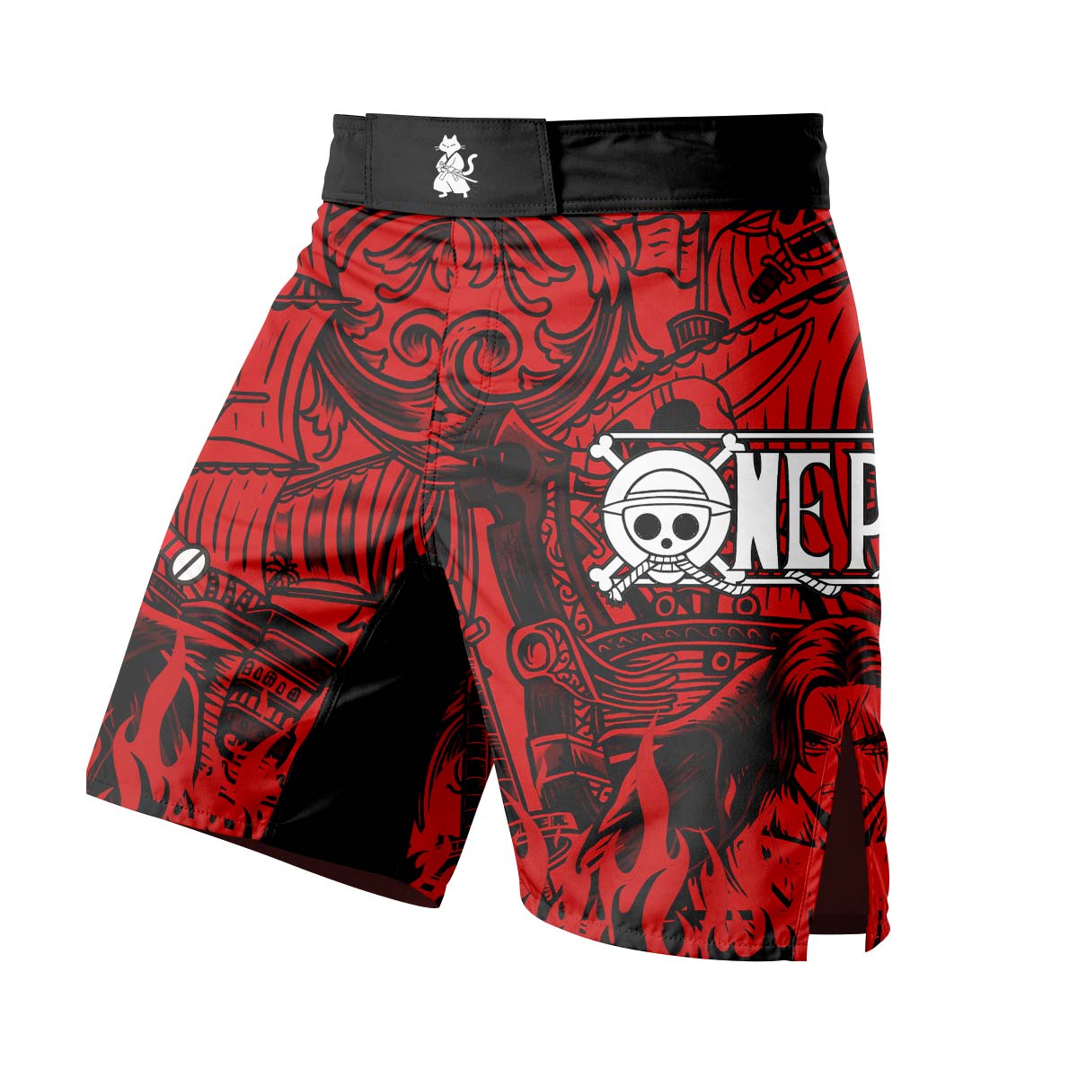 One Piece Red Haired Shanks Fight Shorts