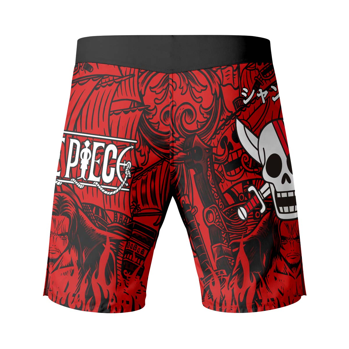 One Piece Red Haired Shanks Fight Shorts