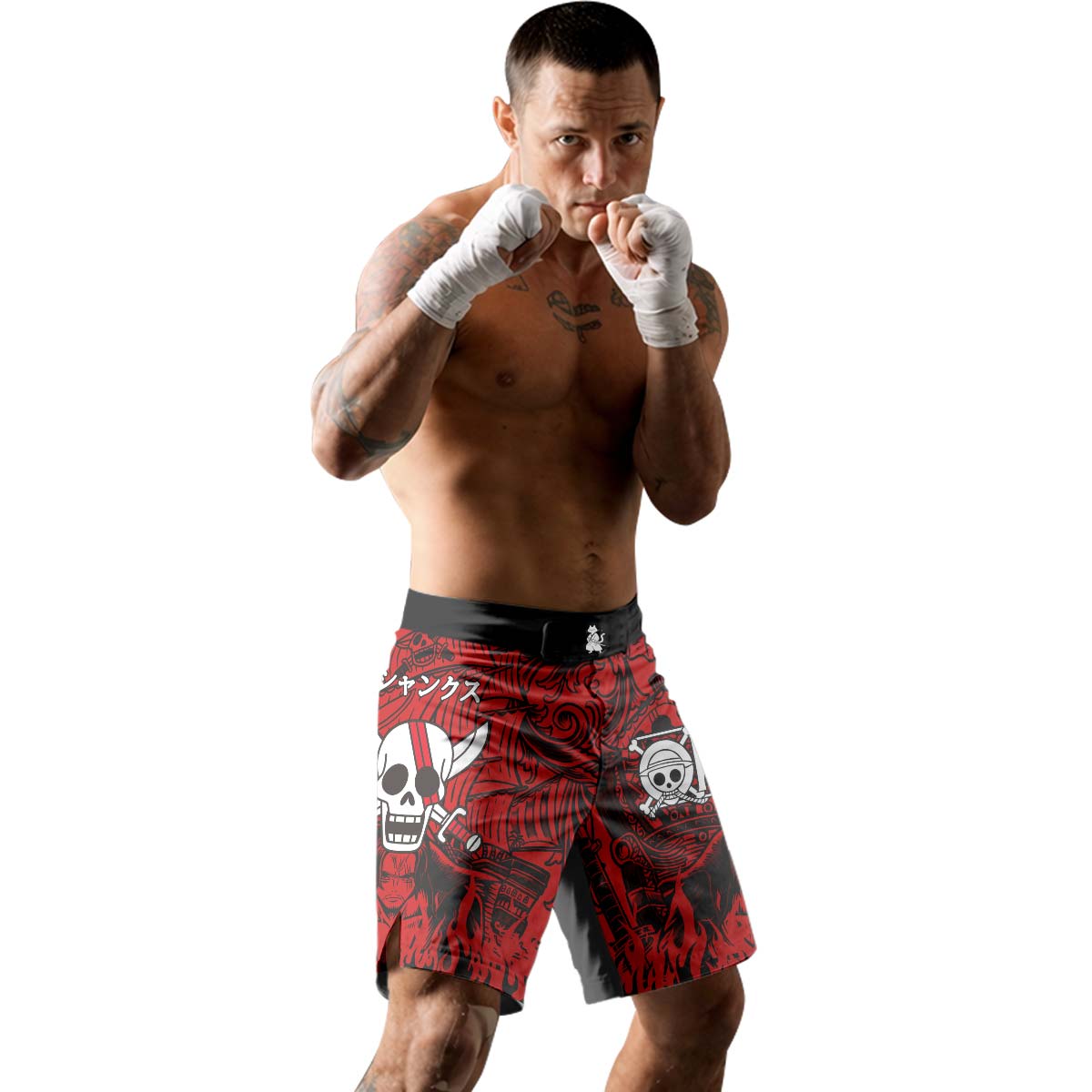 One Piece Red Haired Shanks Fight Shorts