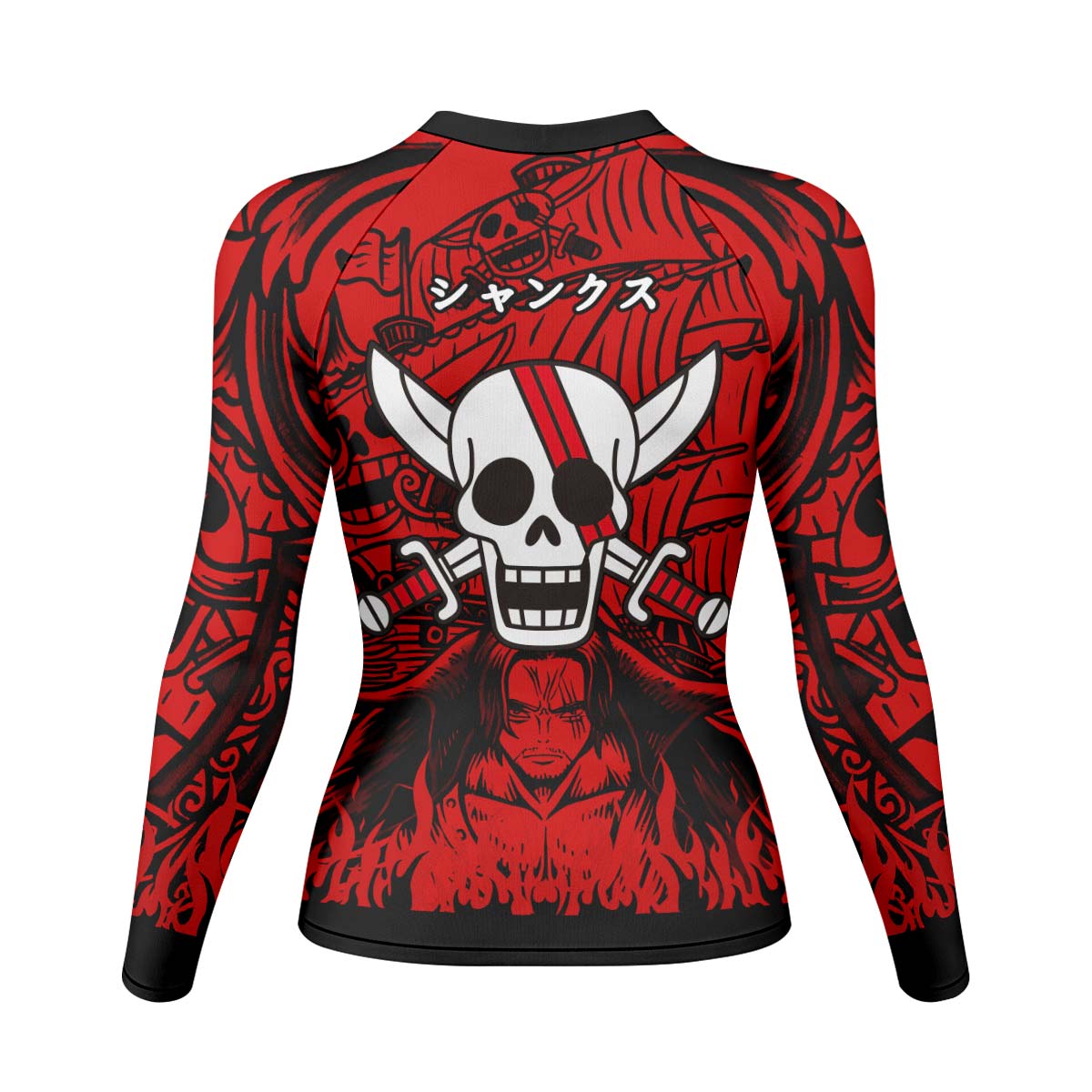 One Piece Red Haired Shanks Rash Guard