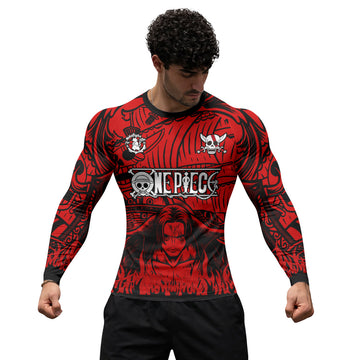 One Piece Red Haired Shanks Rash Guard