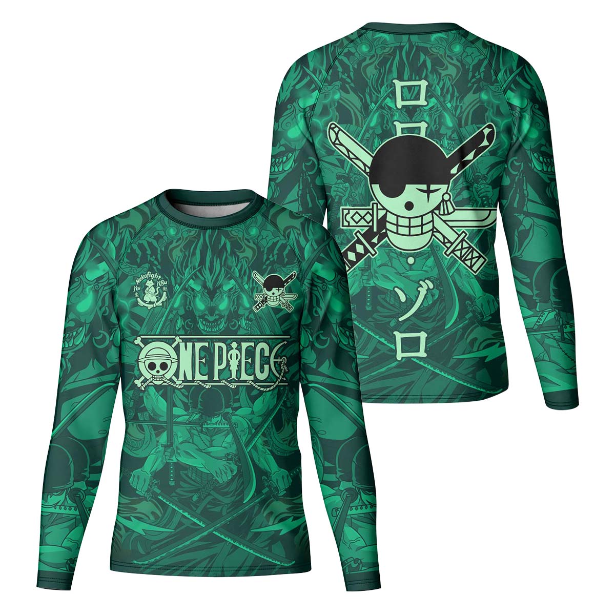 One Piece Roronoa Zoro Kid Rash Guard