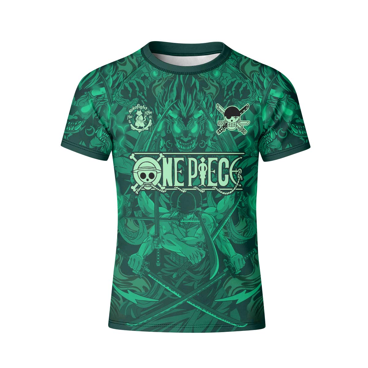 One Piece Roronoa Zoro Kid Rash Guard