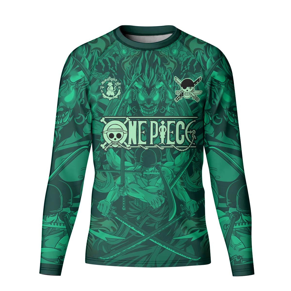 One Piece Roronoa Zoro Kid Rash Guard