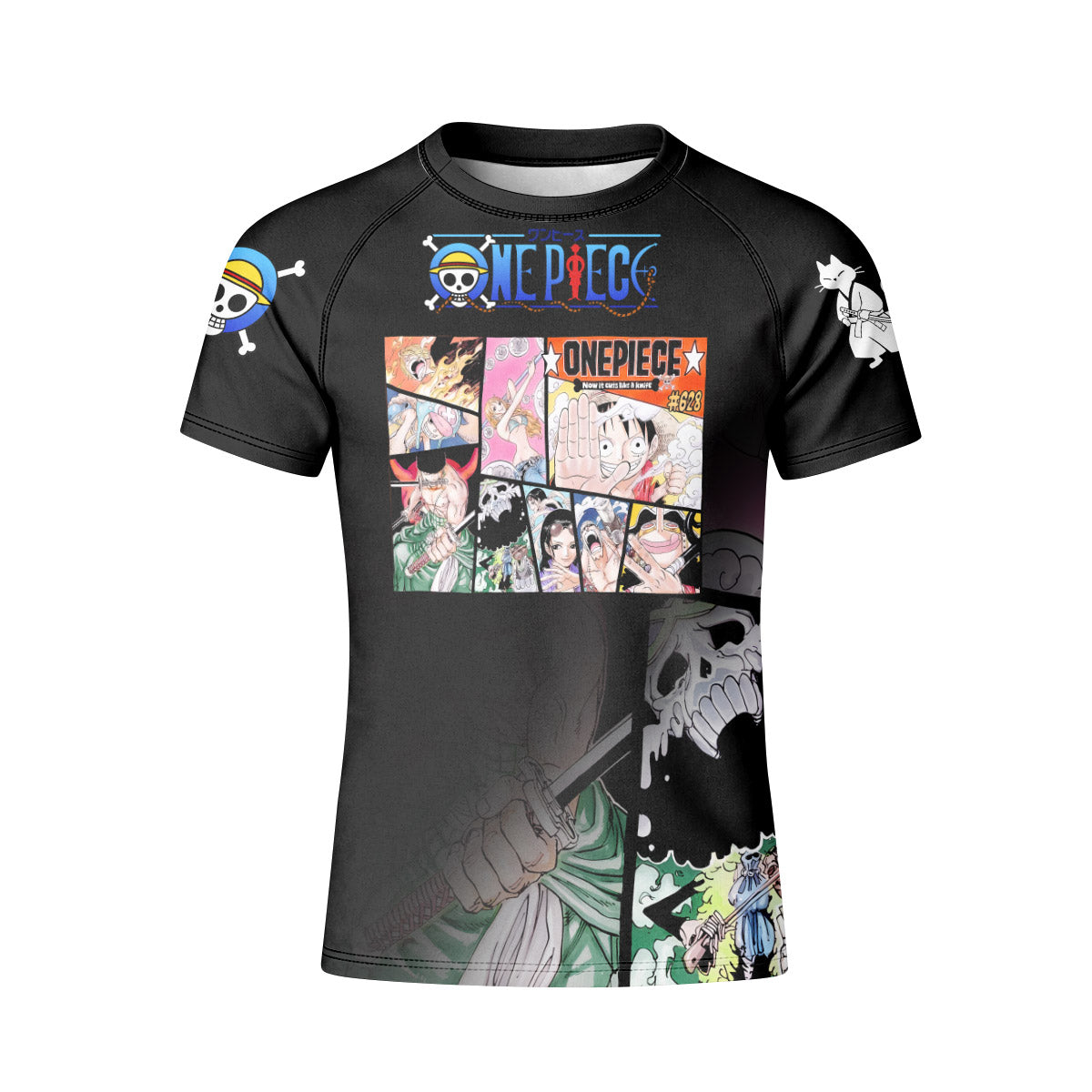 One Piece Straw Hat Gang Kid Rash Guard