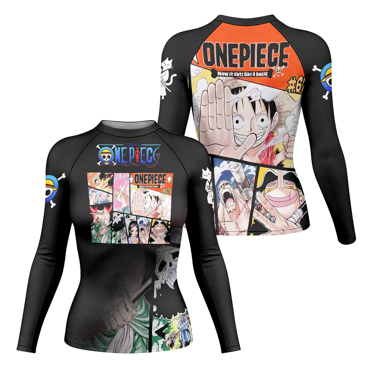 One Piece Straw Hat Gang Rash Guard