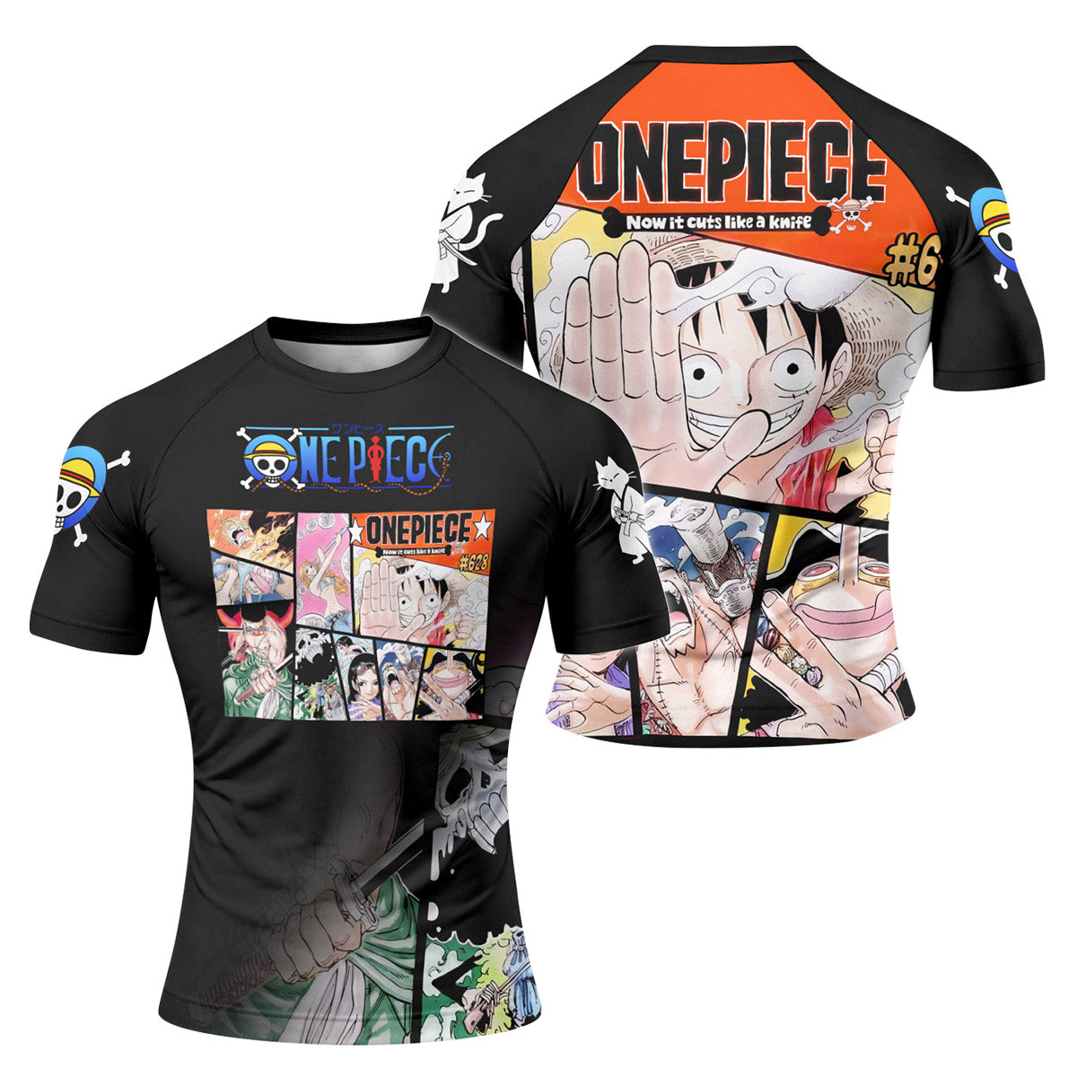 One Piece Straw Hat Gang Rash Guard