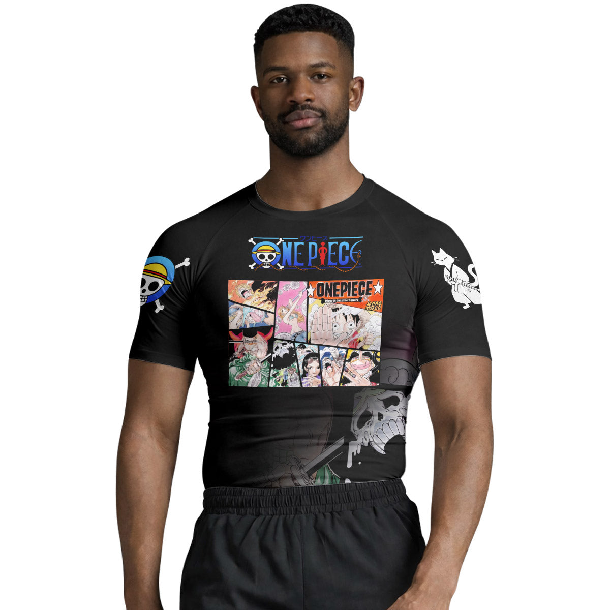 One Piece Straw Hat Gang Rash Guard