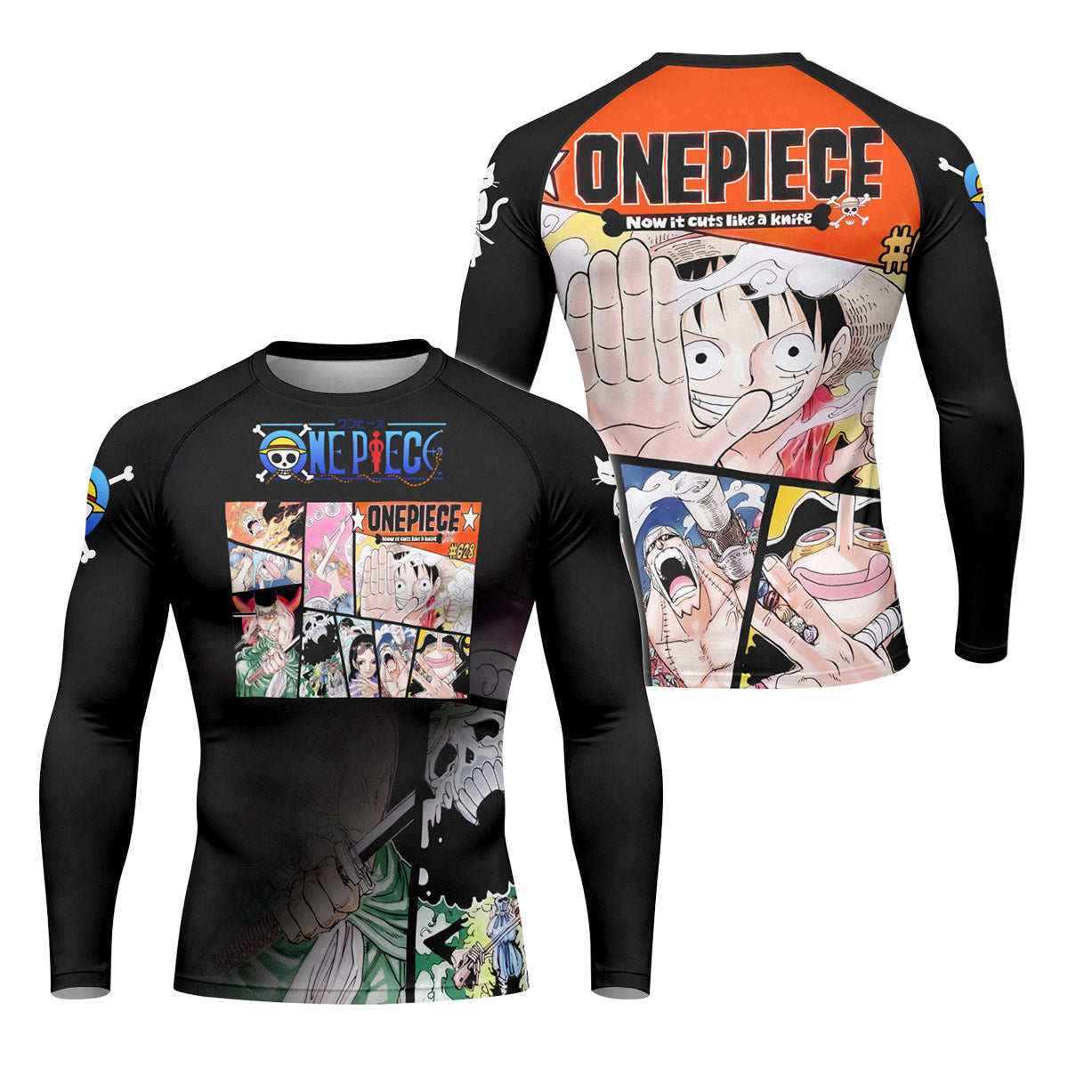 One Piece Straw Hat Gang Rash Guard