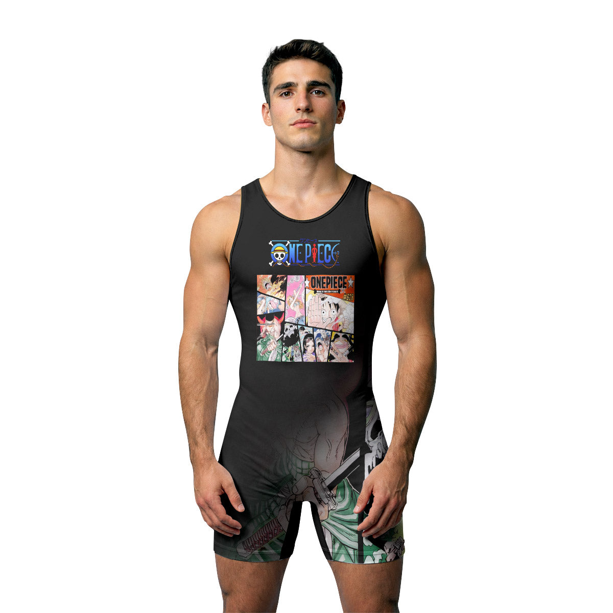 One Piece Straw Hat Gang Wrestling Singlet