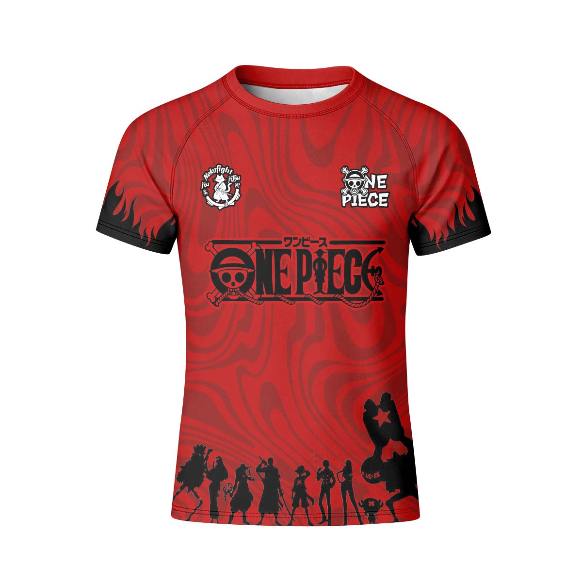 One Piece Straw Hat Kid Rash Guard
