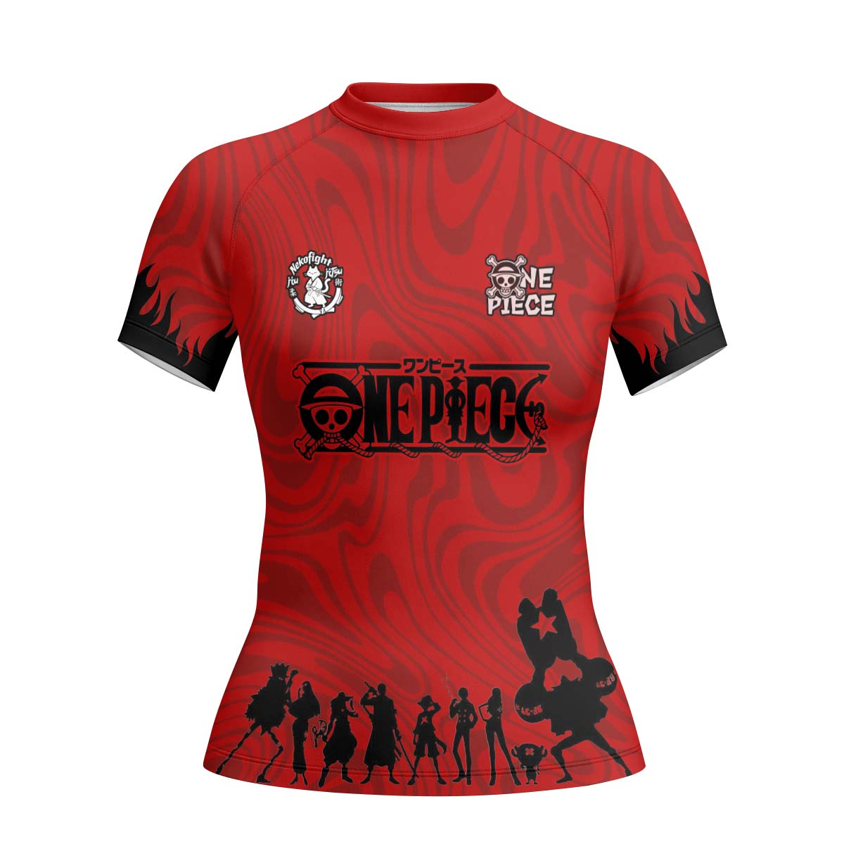 One Piece Straw Hat Rash Guard