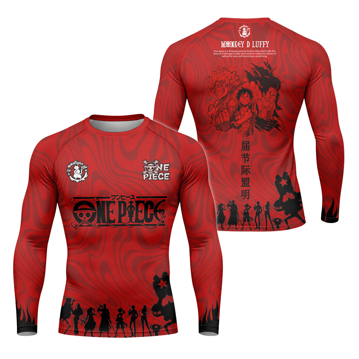 One Piece Straw Hat Rash Guard
