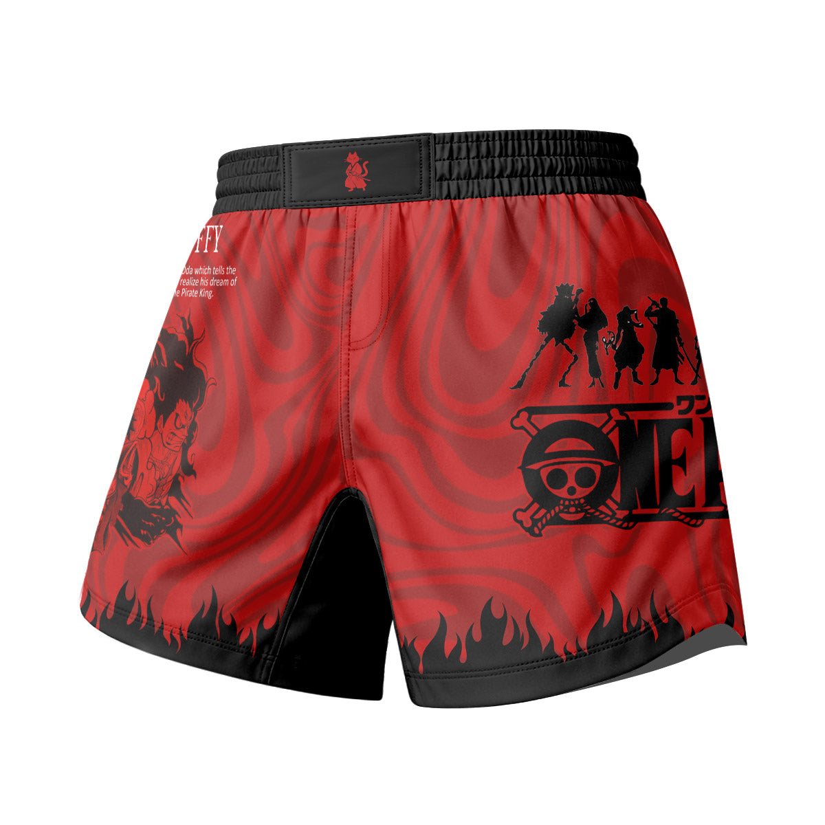 One Piece Straw Hat Grappling Shorts