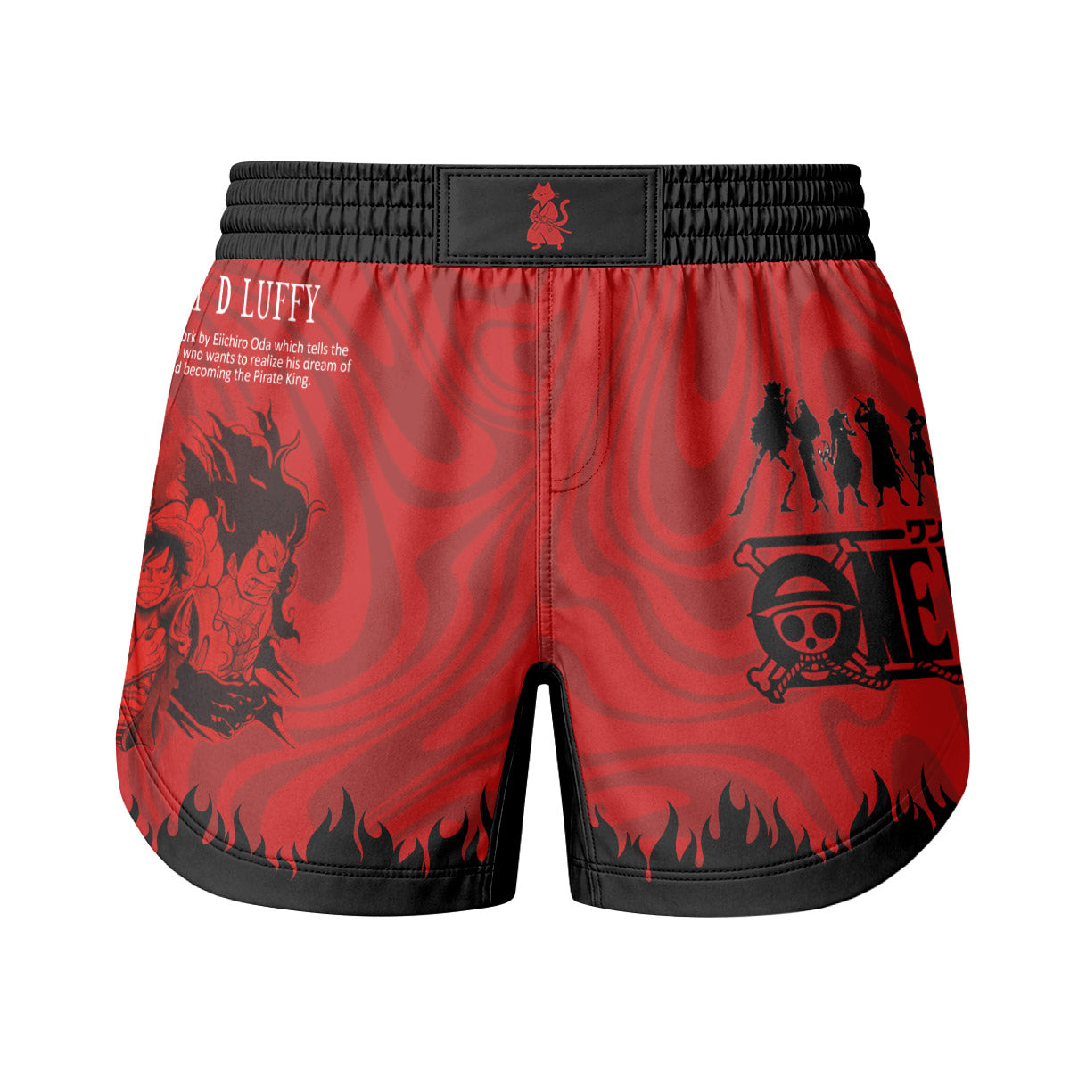 One Piece Straw Hat Grappling Shorts
