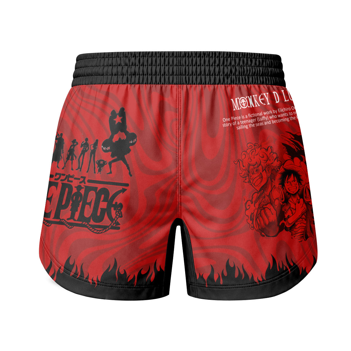 One Piece Straw Hat Grappling Shorts