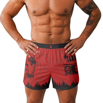 One Piece Straw Hat Grappling Shorts
