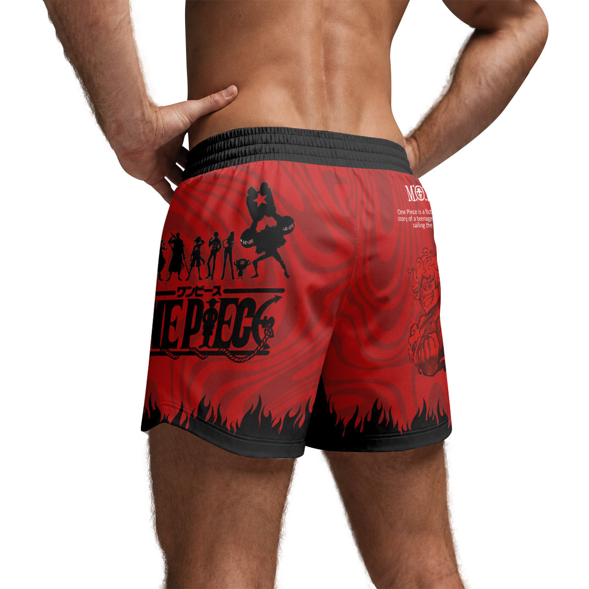 One Piece Straw Hat Grappling Shorts