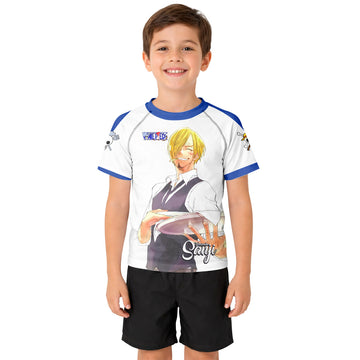One Piece Vinsmoke Sanji Kid Rash Guard