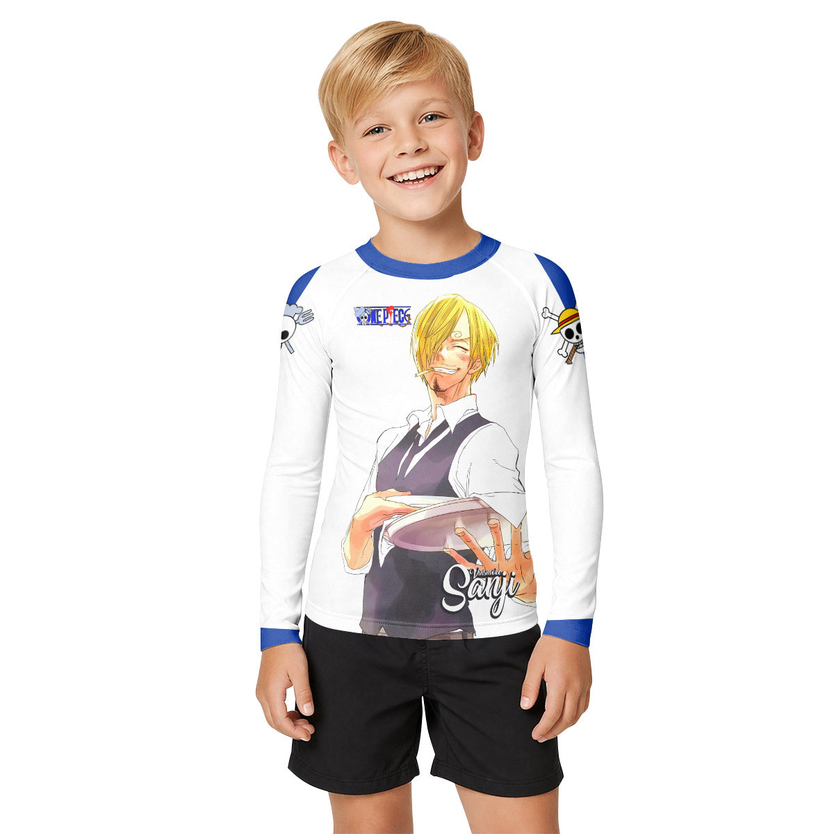 One Piece Vinsmoke Sanji Kid Rash Guard