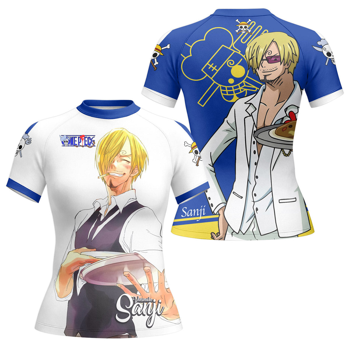 One Piece Vinsmoke Sanji Rash Guard