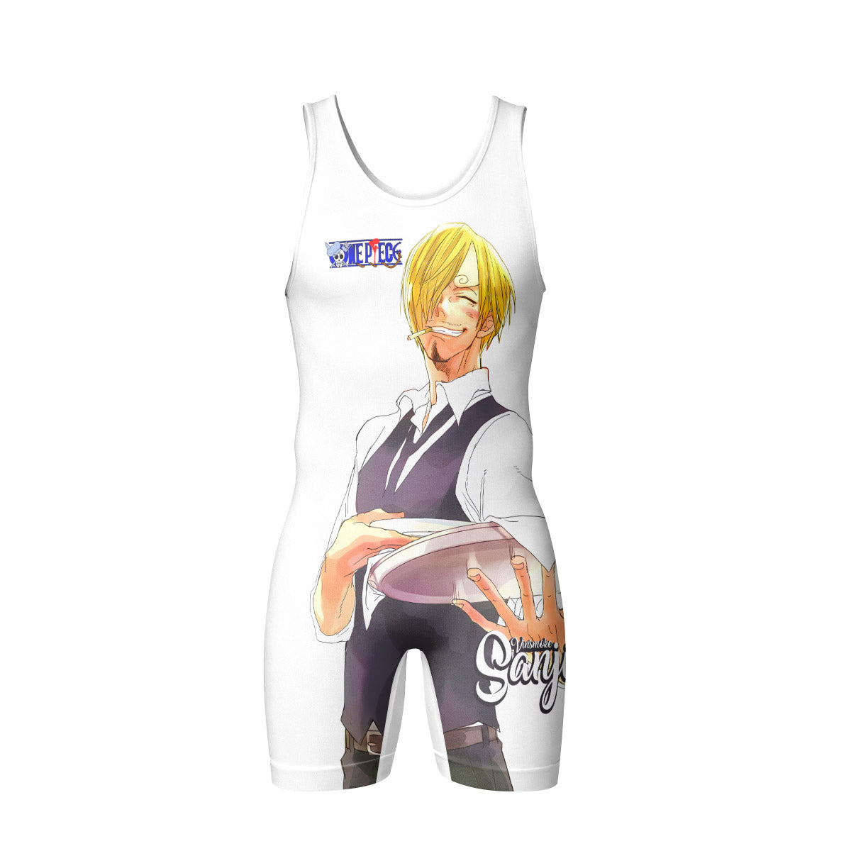 One Piece Vinsmoke Sanji Wrestling Singlet