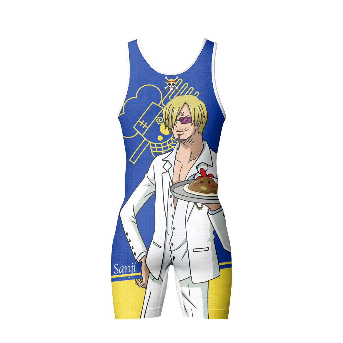 One Piece Vinsmoke Sanji Wrestling Singlet