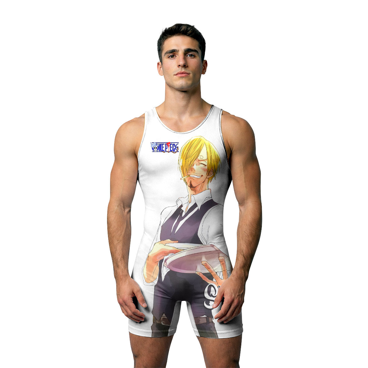 One Piece Vinsmoke Sanji Wrestling Singlet