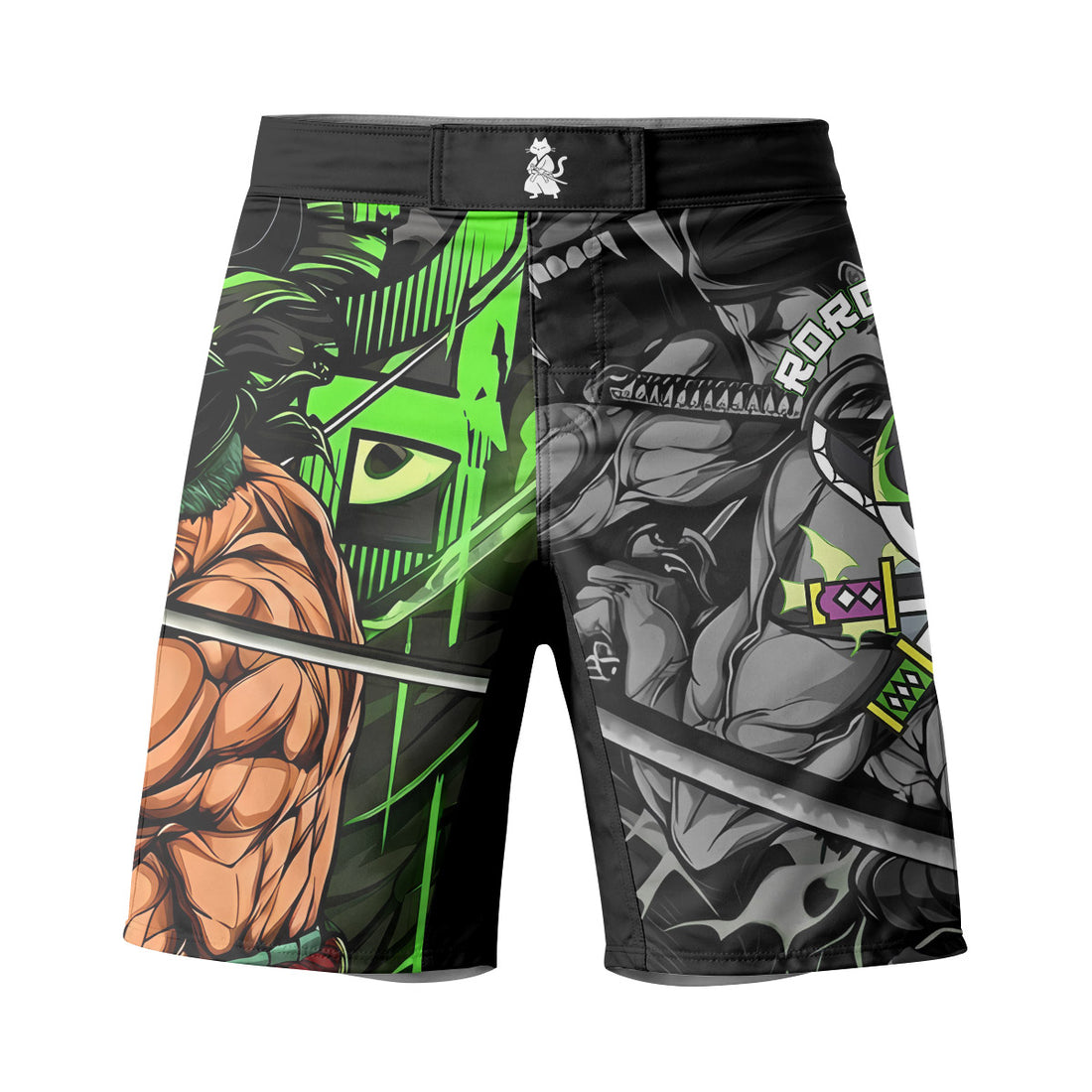 One Piece Zoro Oni Giri Fight Shorts