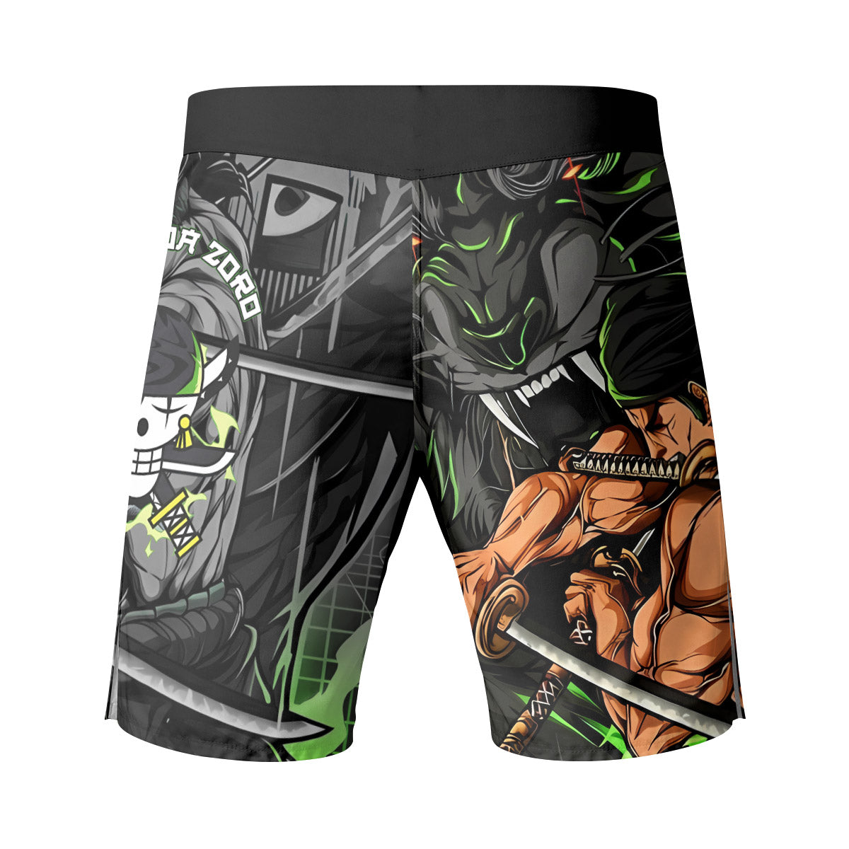 One Piece Zoro Oni Giri Fight Shorts