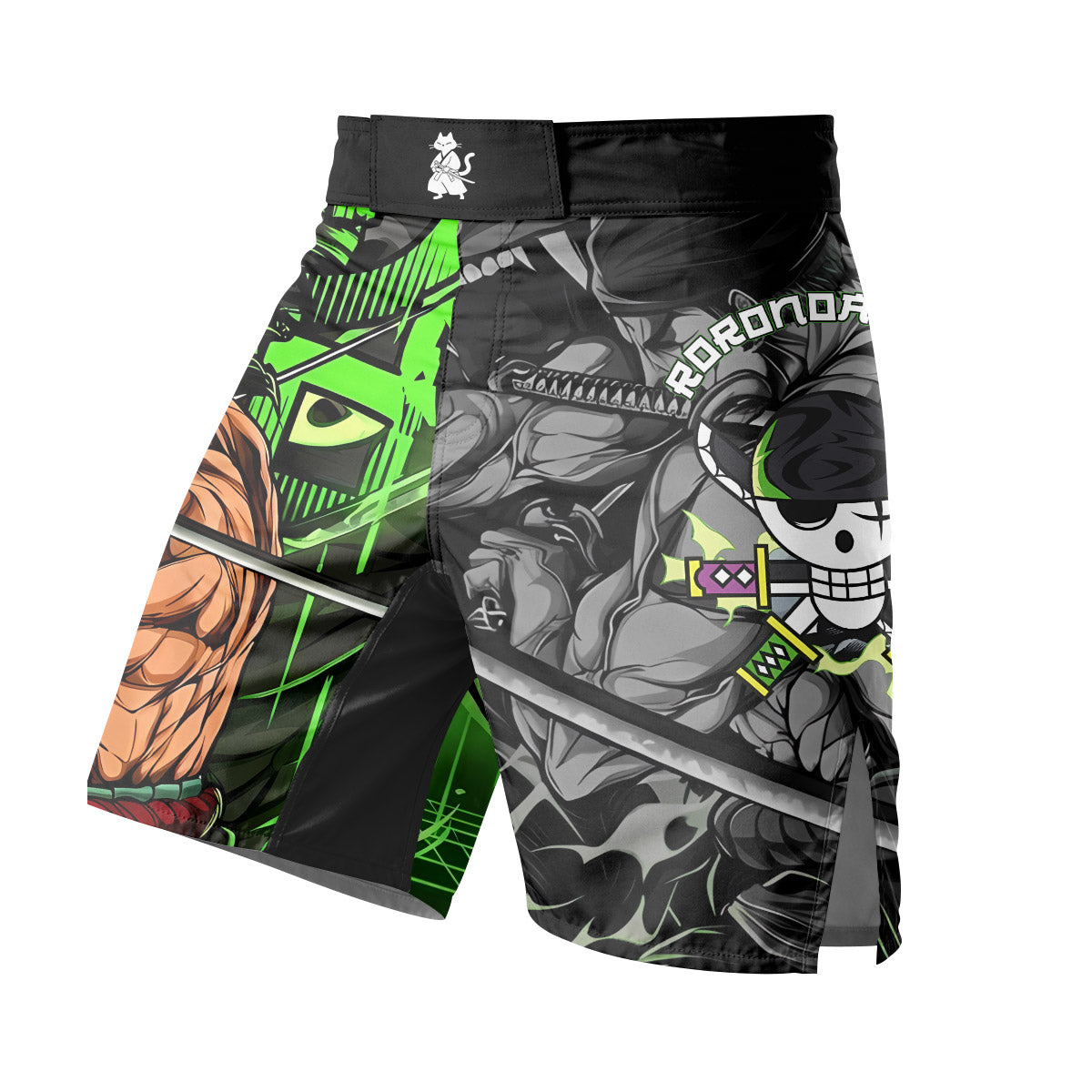 One Piece Zoro Oni Giri Fight Shorts
