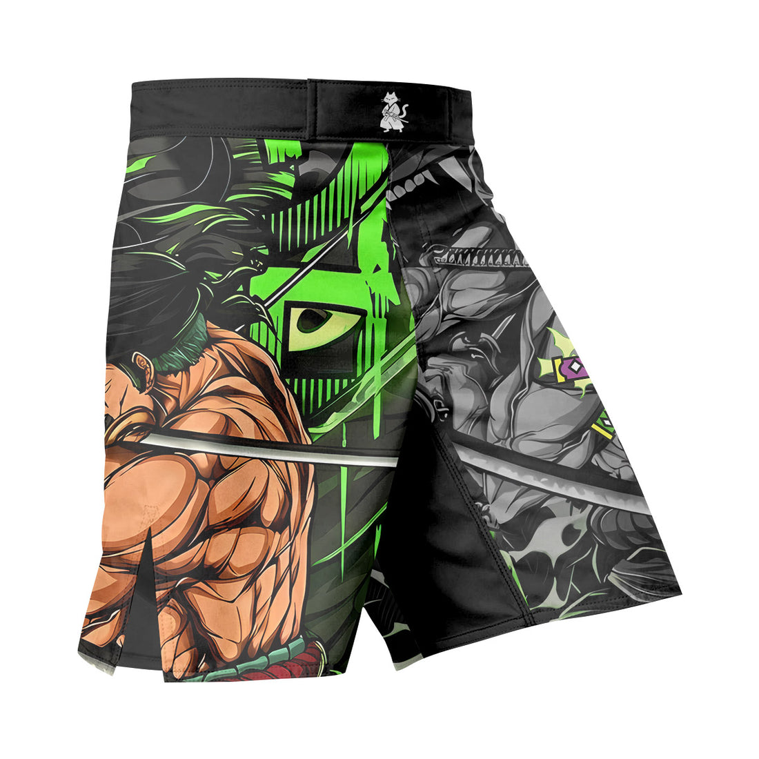 One Piece Zoro Oni Giri Fight Shorts