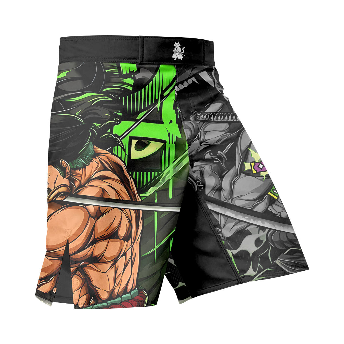 One Piece Zoro Oni Giri Fight Shorts