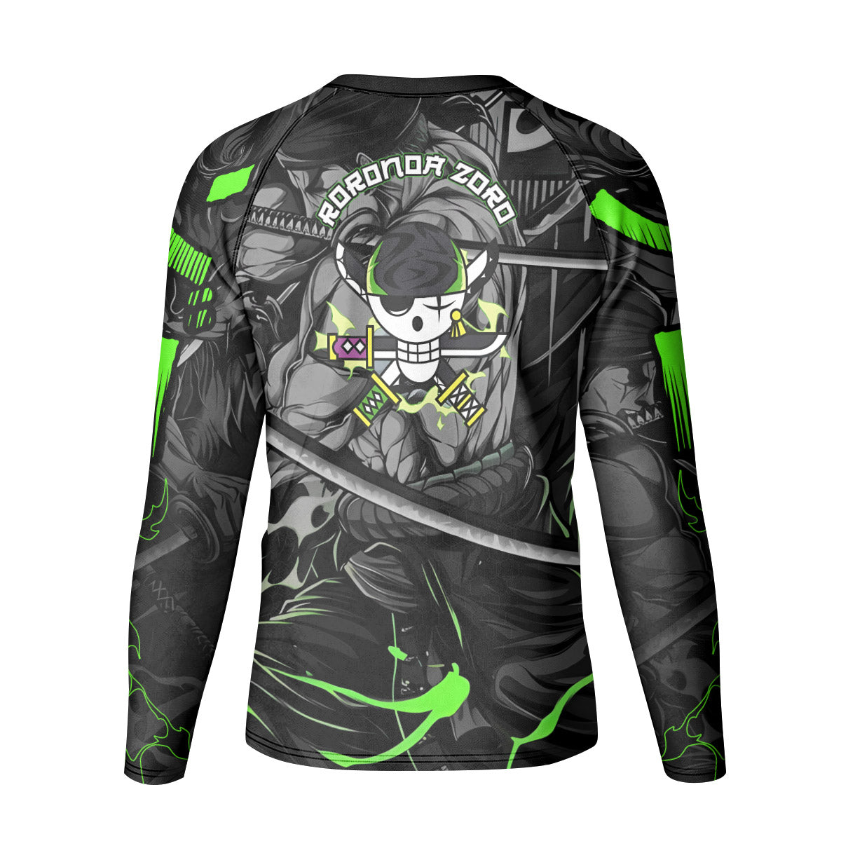One Piece Zoro Oni Giri Kid Rash Guard