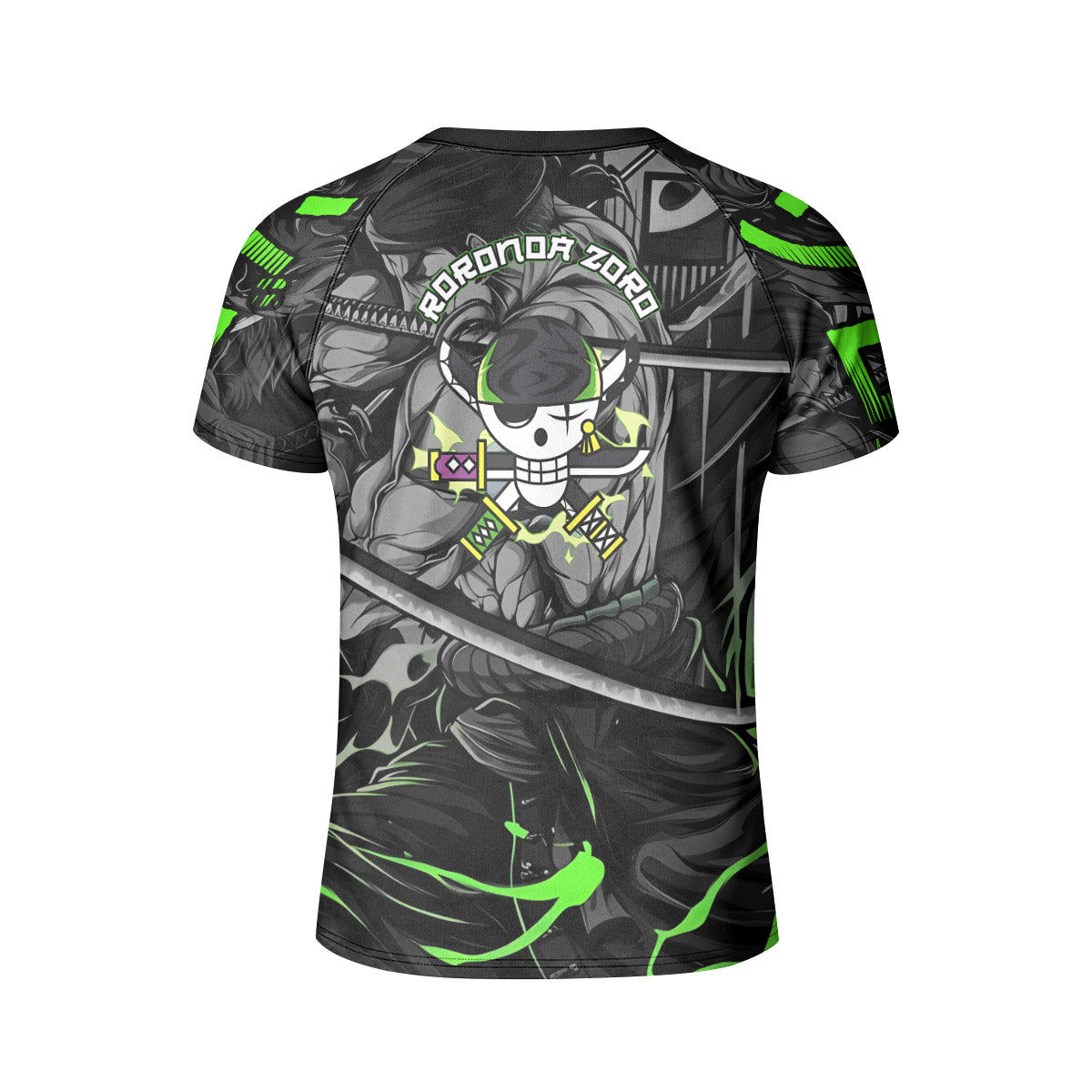 One Piece Zoro Oni Giri Kid Rash Guard