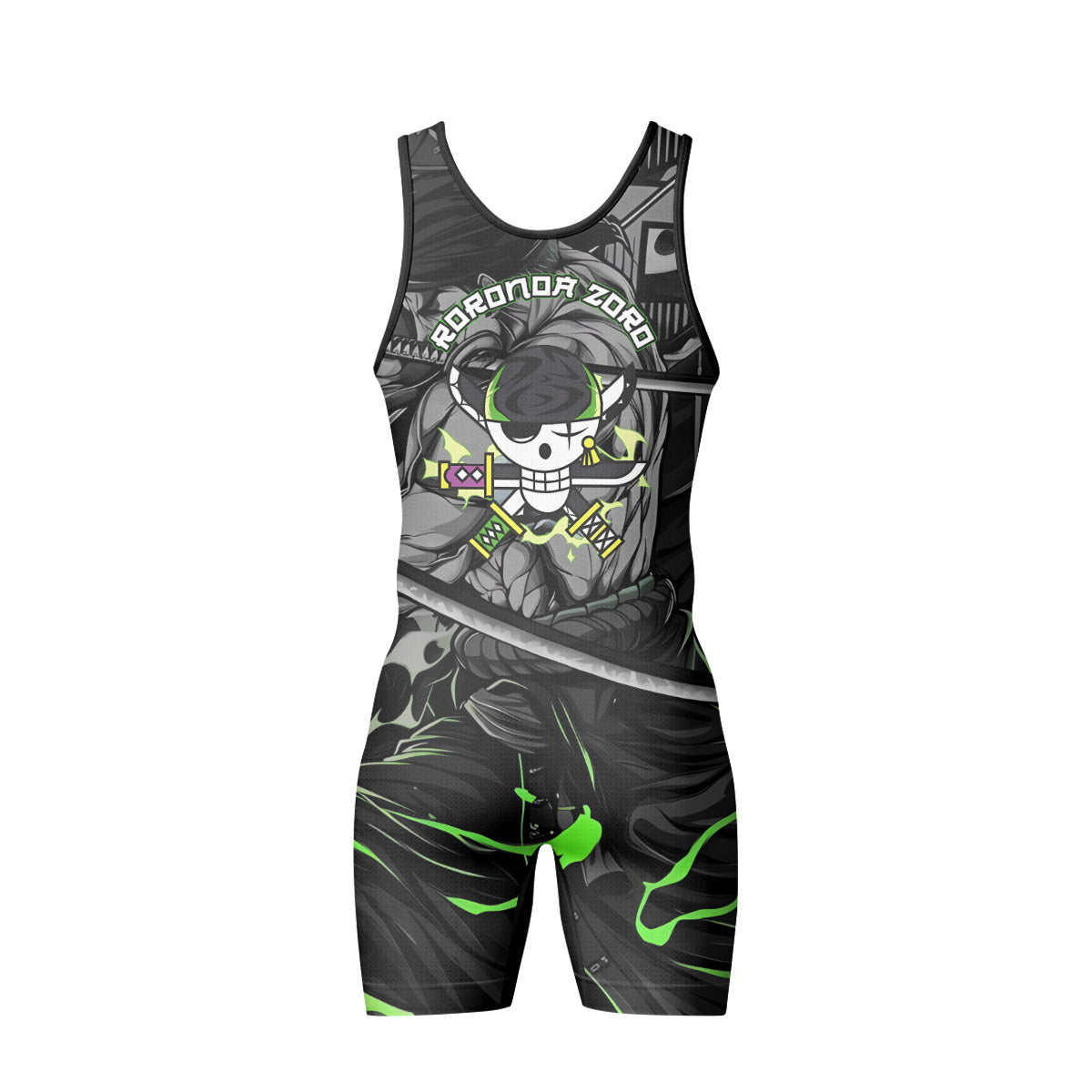 One Piece Zoro Oni Giri Wrestling Singlet